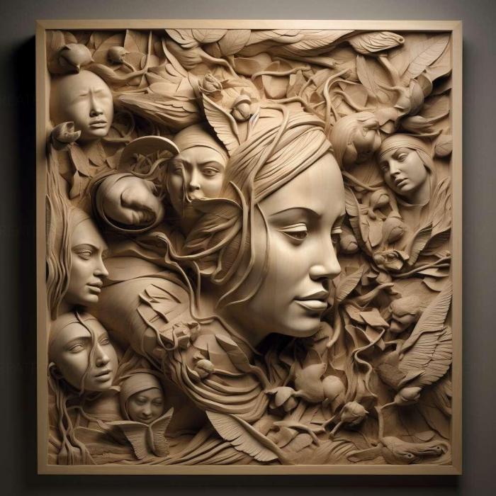 نموذج ثلاثي الأبعاد لآلة CNC 3D Art 